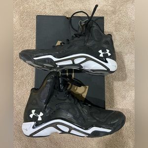 Used Under Armour Anatomix Spawn Basketball Shoes Mens Size 9.5